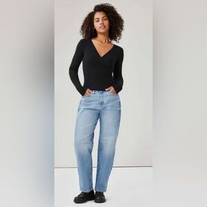 River Island Blue Ankle Cropped Jeans